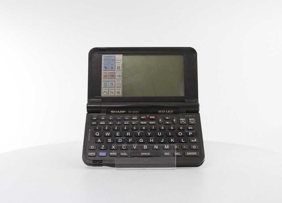Vintage Sharp Wizard 512 Ko organisateur de données planificateur de jour / fax (OZ-9520FX) - Photo 1 sur 6